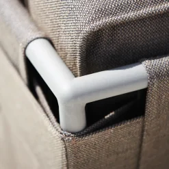 Sofá modular Conic, airtouch light grey-sencillo-incl. cojines*Cane-line New