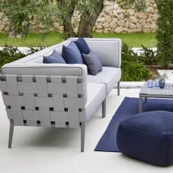 Sofá modular Conic, Light grey-izquierdo-incl. cojines*Cane-line Online