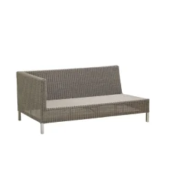 Sofá modular Connect, 2 plazas taupe, derecho*Cane-line Online