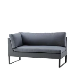 Sofá modular Flex, Grey, derecho, incl. cojines*Cane-line
