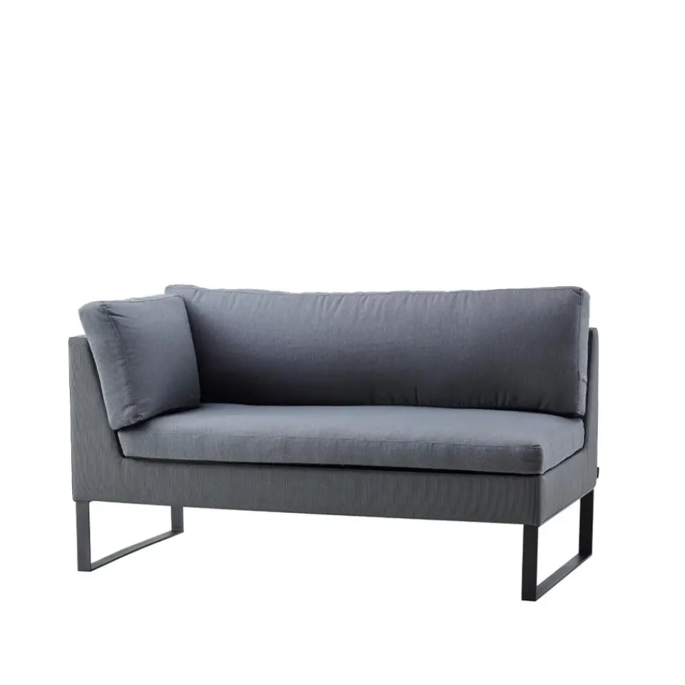 Sofá modular Flex, Grey, derecho, incl. cojines*Cane-line