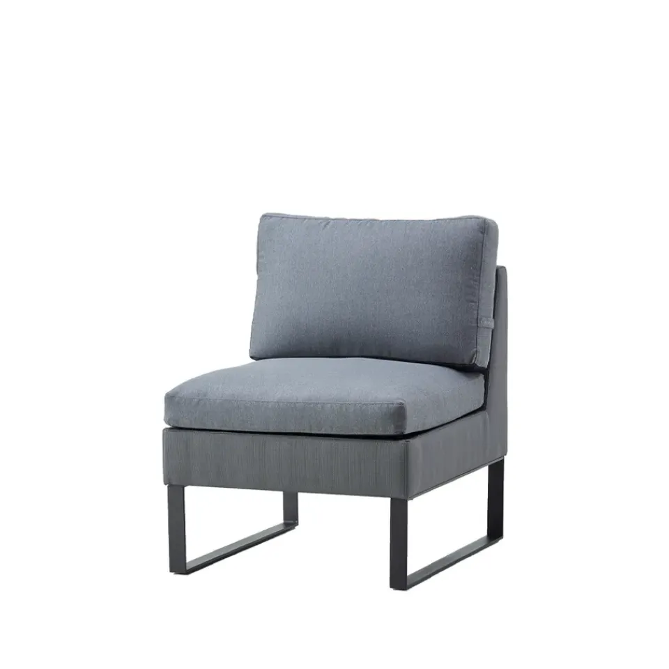 Sofá modular Flex, Grey, sencillo, incl. cojines*Cane-line Clearance