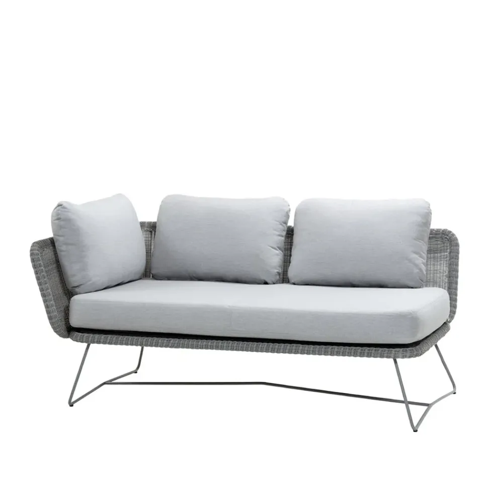Sofá modular Horizon, Natté light grey, derecha*Cane-line Clearance