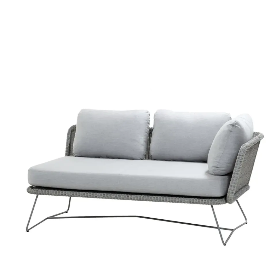 Sofá modular Horizon, Natté light grey, izquierda*Cane-line Hot