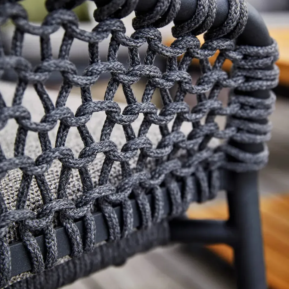 Sofá modular Ocean, Dark grey, esquina*Cane-line Online