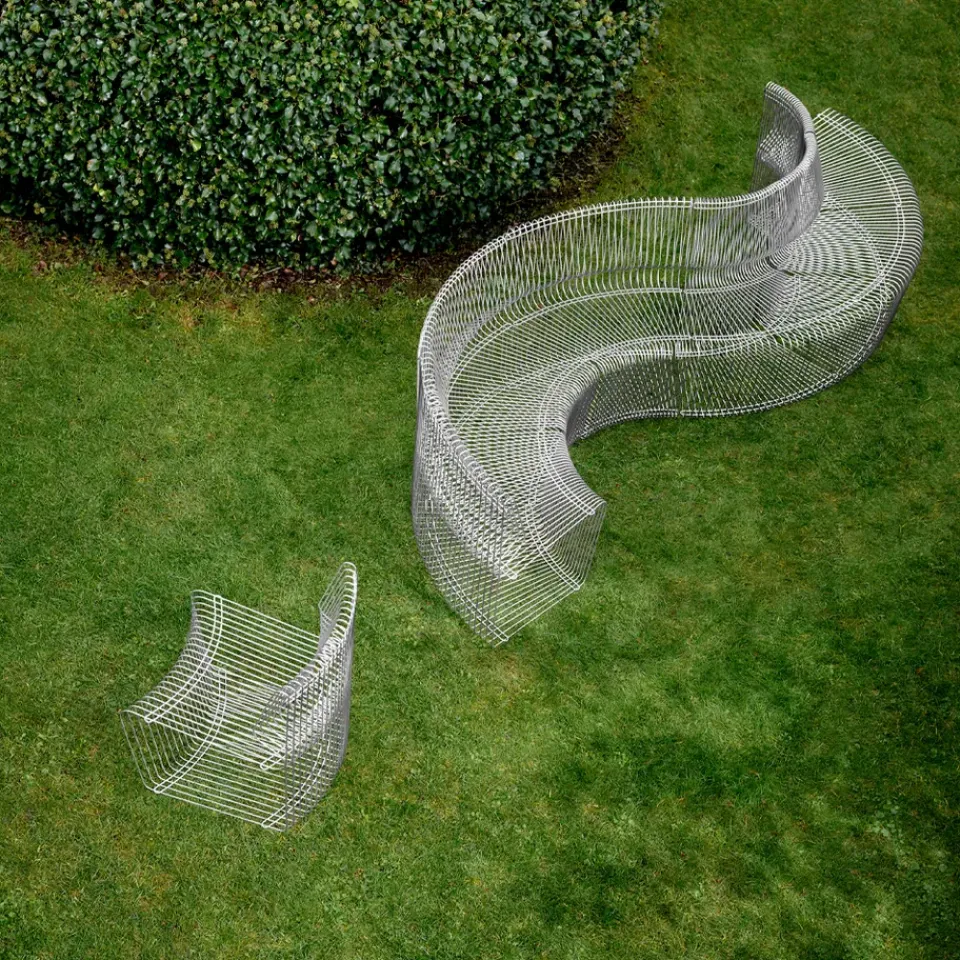 Sofá modular Pantonova, Stainless steel, convex*Montana Online