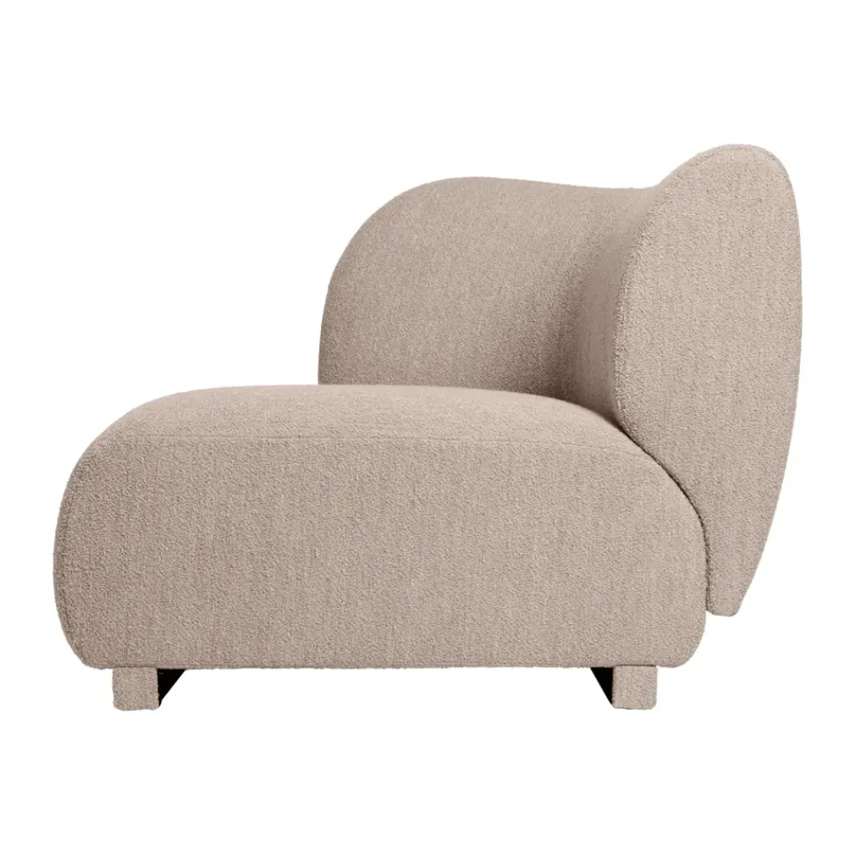 Sofá modular Rico con reposabrazos L (izquierda), Soft Bouclé, Natural*Ferm Living Hot