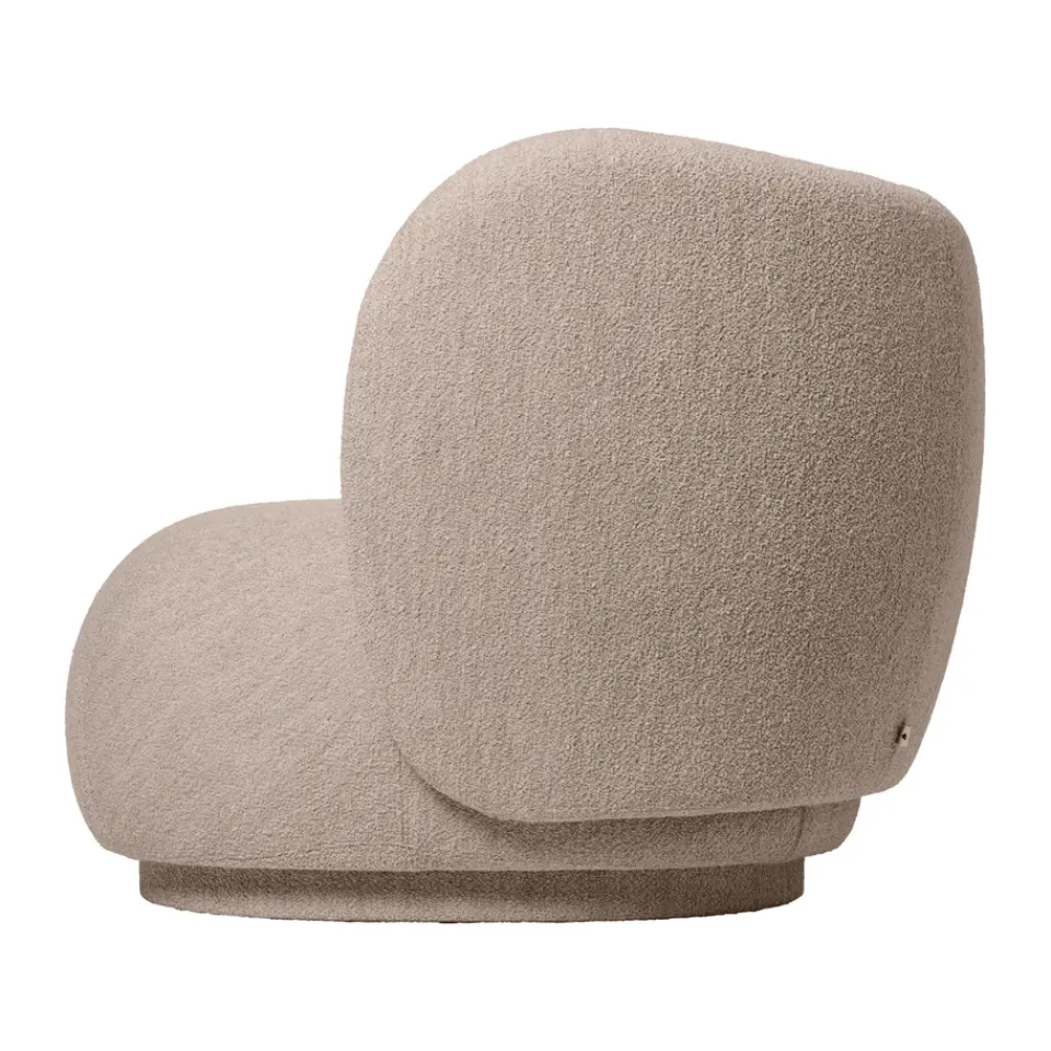 Sofá modular Rico con reposabrazos R (derecha), Soft Bouclé, Natural*Ferm Living Online