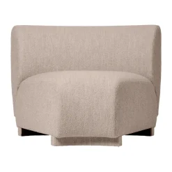 Sofá modular Rico corner 45 Soft Bouclé, Natural*Ferm Living New
