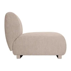 Sofá modular Rico open R (derecha), Soft bouclé-natural*Ferm Living Outlet