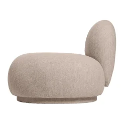 Sofá modular Rico open R (derecha), Soft bouclé-natural*Ferm Living Outlet