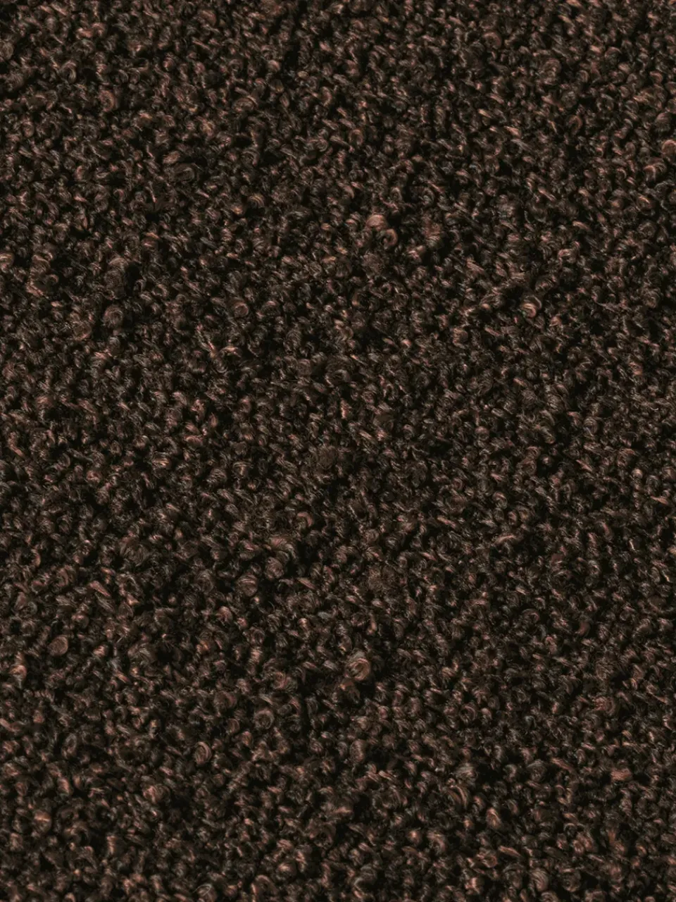 Sofá modular Rouli center module pure bouclé, Chestnut brown*Ferm Living Clearance