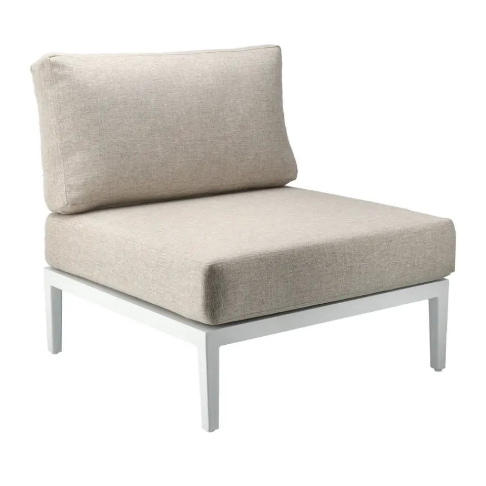 Sofá modular Santander módulo central, Blanco-beige*1898 Best