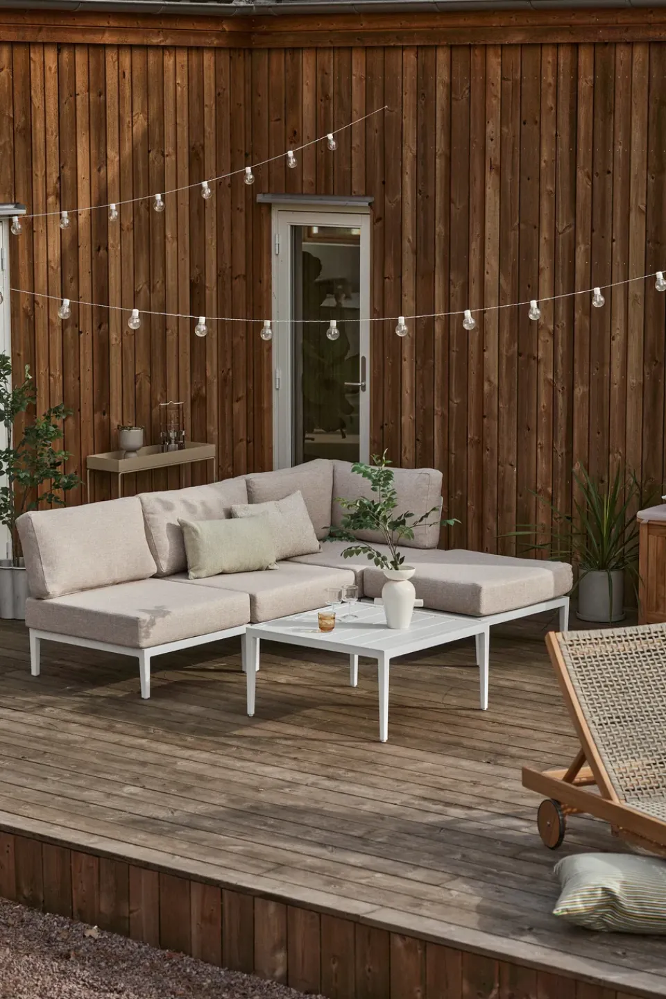 Sofá modular Santander módulo central, Blanco-beige*1898 Best