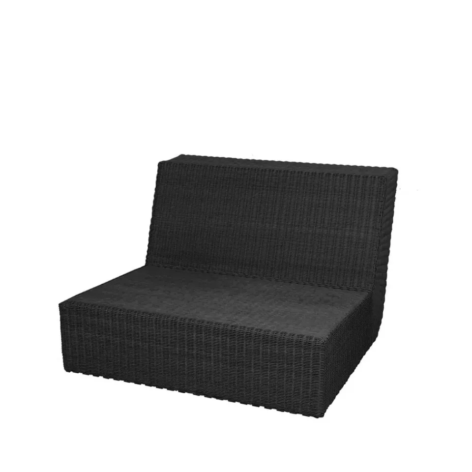 Sofá modular Savannah, Black, sencillo*Cane-line Online
