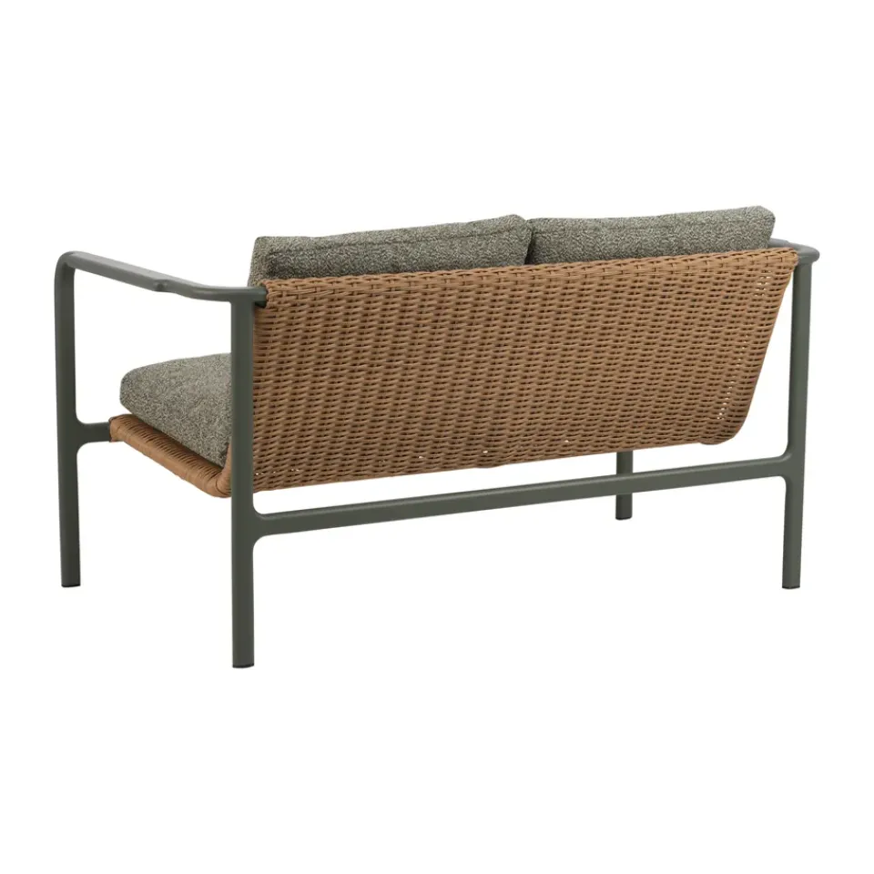 Sofá Motty, Nordic green-teddy , 2 plazas*Brafab Outlet