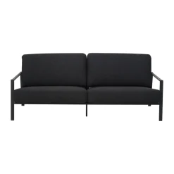 Sofá Naos, -teddy black, 2,5 plazas*Brafab Discount