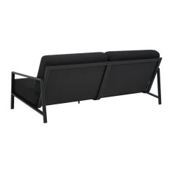 Sofá Naos, -teddy black, 2,5 plazas*Brafab Discount