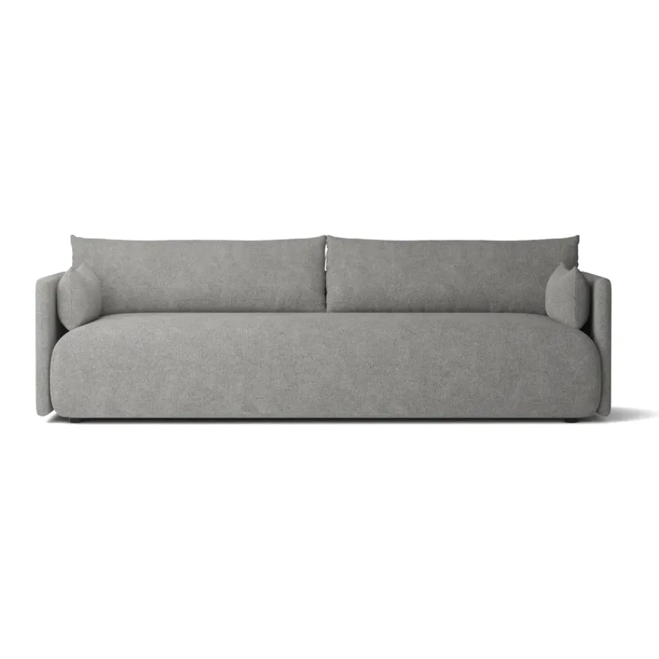 Sofá Offset 3 plazas, Audo Bouclé 16 Dark grey*Audo Copenhagen Sale