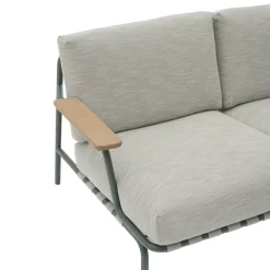 Sofá Settle de 2 plazas, Ribbed Weave 2 Dark green*Muuto Sale