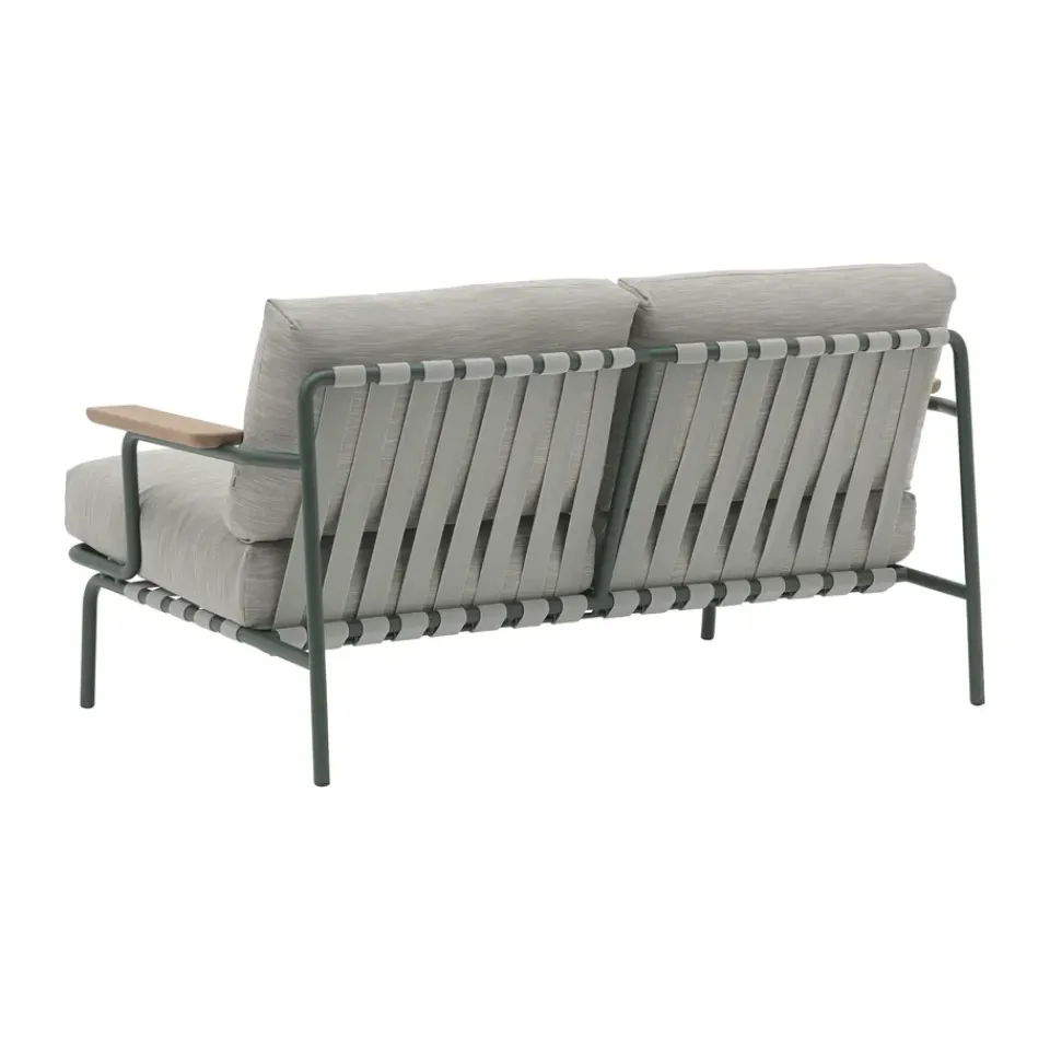 Sofá Settle de 2 plazas, Ribbed Weave 2 Dark green*Muuto Discount