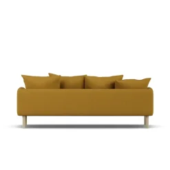 Sofá Sjövik, Luiza Mustard 3972-roble blanco aceitado, 3 plazas*1898