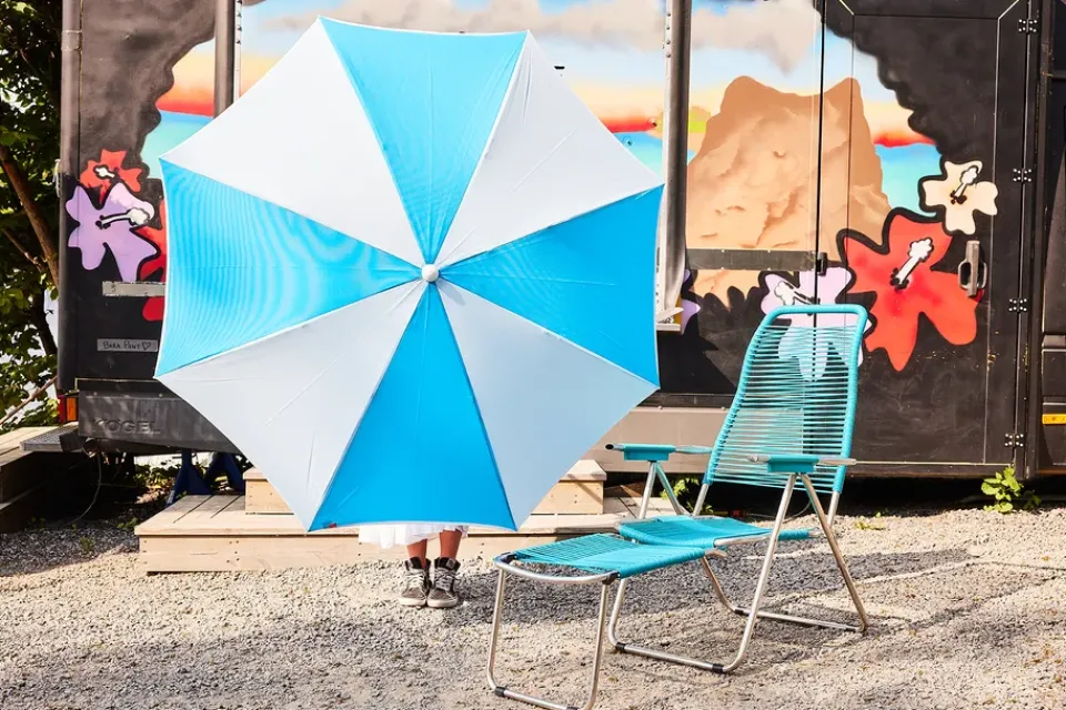 Sombrilla Elios POP, Blue-azur*Fiam Outlet
