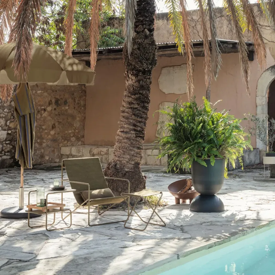 Sombrilla Llana, Military olive*Ferm Living Hot