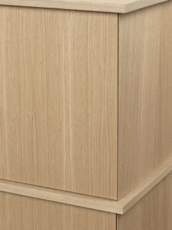 Stilt sideboard double 109x100 cm, Natural oak*Ferm Living Discount