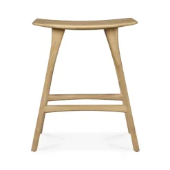 Taburete alto Osso Counter 67 cm, Roble con aceite duro encerado*Ethnicraft Outlet