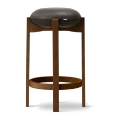 Taburete alto Pioneer , Primo 86-1 - roble teñido ahumado lacado*Fredericia Furniture