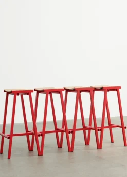 Taburete alto Taburete 8, 75 cm, Signal red*HAY