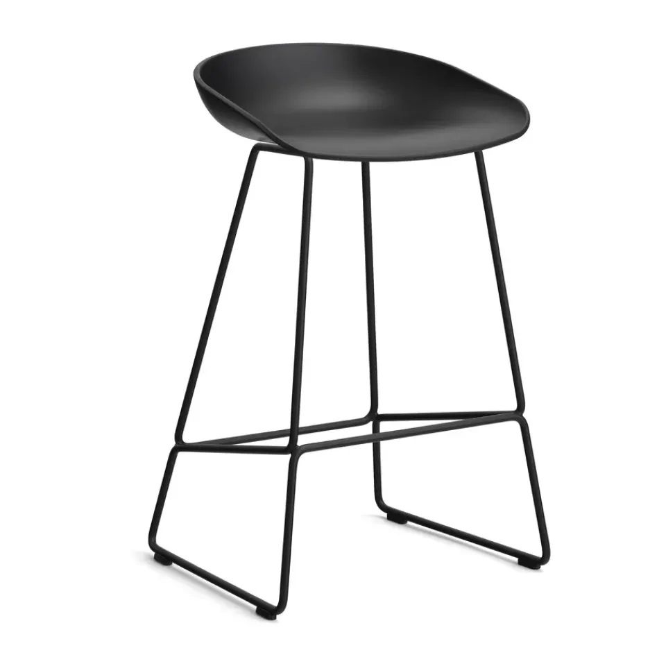Taburete bajo About a Stool 38, 2.0, -estructura de acero*HAY Online