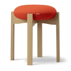 Taburete bajo Pioneer, Vidar 542 - roble lacado*Fredericia Furniture Discount