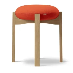 Taburete bajo Pioneer, Vidar 542 - roble lacado*Fredericia Furniture Discount