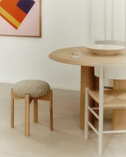 Taburete bajo Pioneer, Zero 0001 - lacado roble*Fredericia Furniture Sale