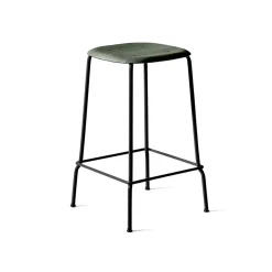 Taburete bajo Soft Edge 30, hunter, estructura de acero negra*HAY Outlet