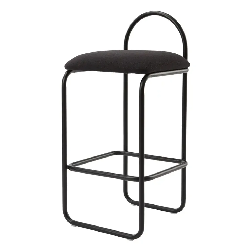 Taburete bar Angui bouclé, Anthracite*AYTM Clearance