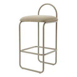 Taburete bar Angui bouclé, Taupe*AYTM Best