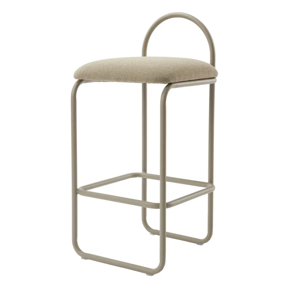 Taburete bar Angui bouclé, Taupe*AYTM Best