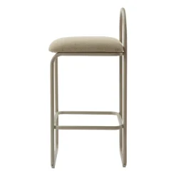 Taburete bar Angui bouclé, Taupe*AYTM Best