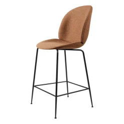 Taburete bar Beetle Flanay Upholstered bajo, Around bouclé 032-black*GUBI