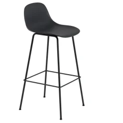 Taburete bar con respaldo Fiber Tube 75 cm,*Muuto Outlet