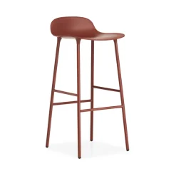 Taburete bar Form alto, Red, patas de acero en lacado*Normann Copenhagen Sale