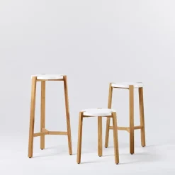 Taburete bar Happy bajo, , patas de roble*A2 Discount