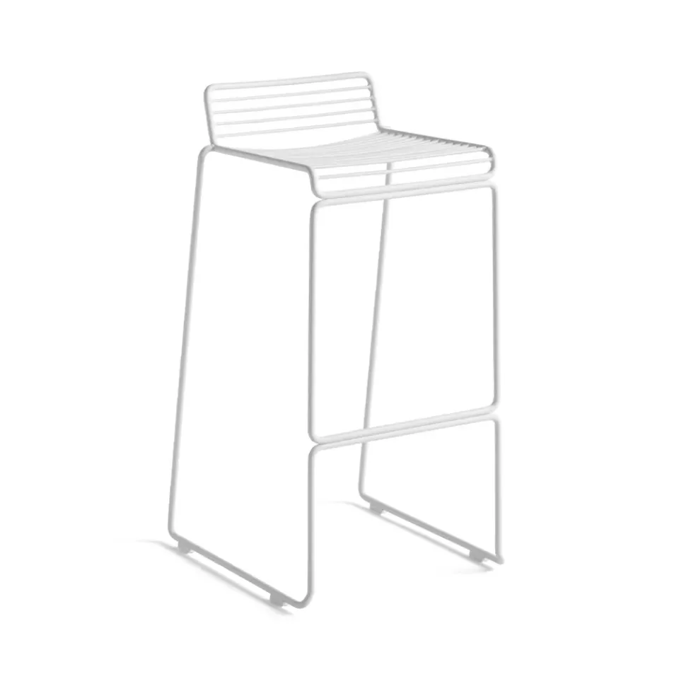 Taburete bar Hee High barstol 75 cm, White*HAY