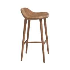 Taburete bar Miss Holly, Roble aceite natural*Stolab New