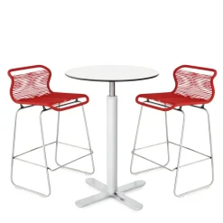 Taburete bar Panton One kitchen, Duke, acero inoxidable*Montana Discount