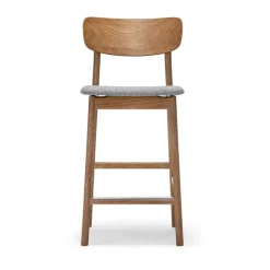 Taburete bar Prima Vista, /beige-roble aceitado*Stolab