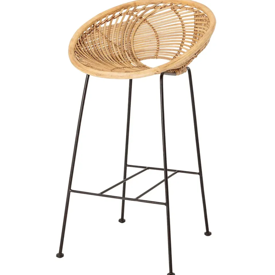 Taburete bar Yonne ratán, Natural*Bloomingville Hot